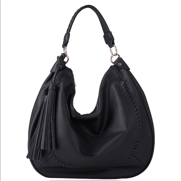 Eva and Evan Handbags - Eva & Evan Ladys Hobo Tote w Tassels